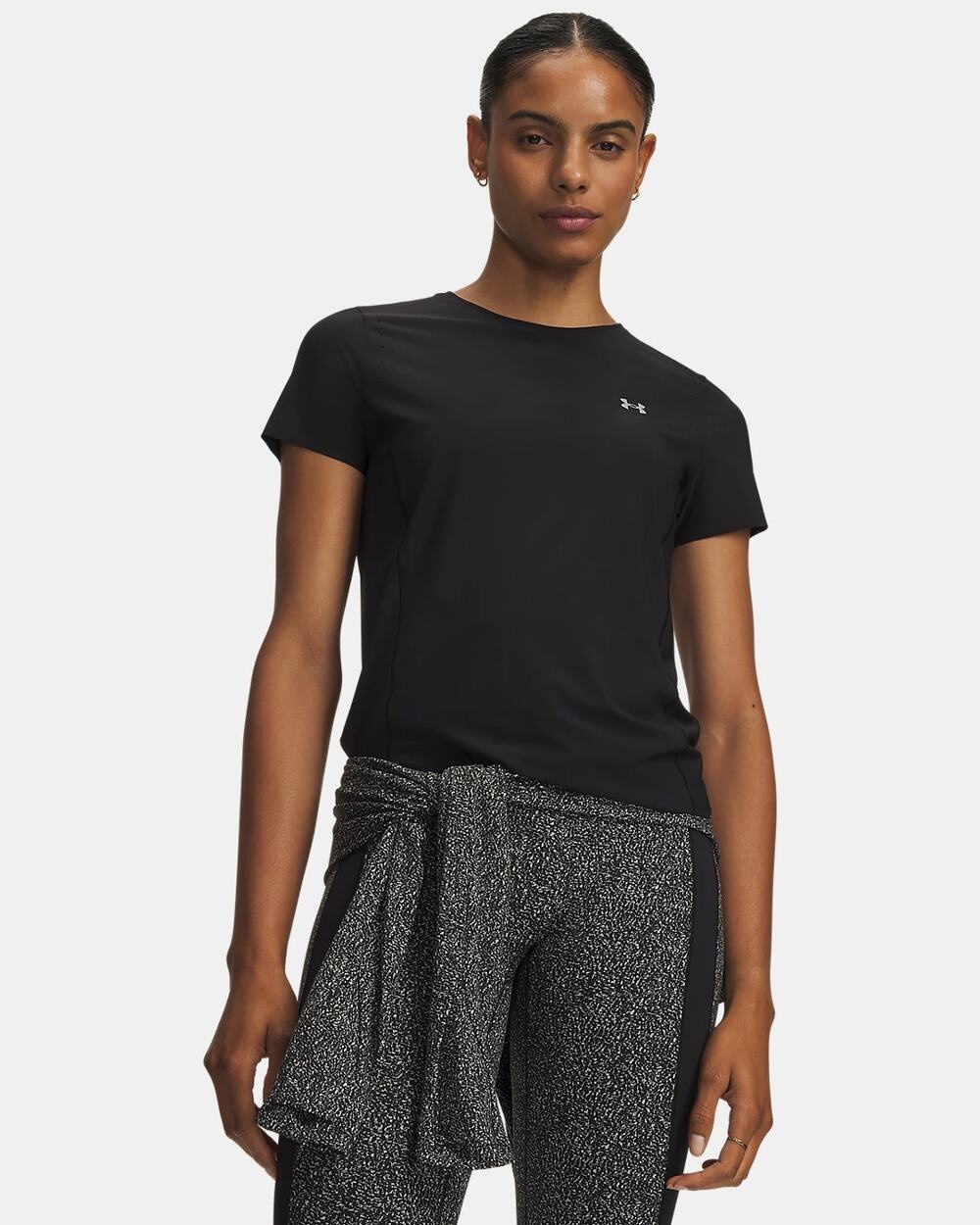 NWT Under Armour Vanish Elite Women's Short Sleeve in Ultimate Black size L